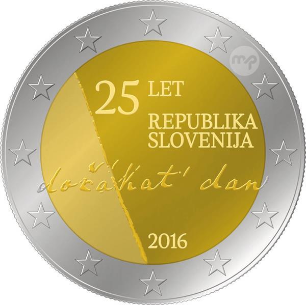 2 Euro Coins Slovenia  Commemorative SLOVENIJA Coins