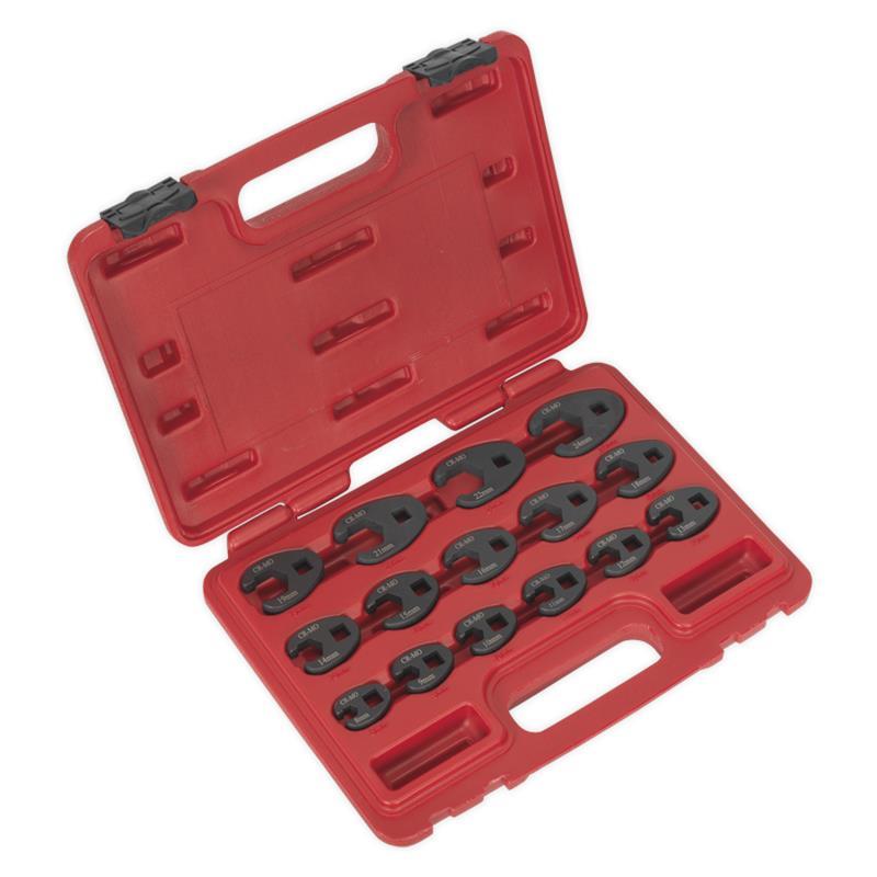 Crow's Foot Spanner Set 15pc 3/8