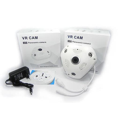 Wireless VR cam 3D Panoramic Degree View IP Camera with voice | Maltapark