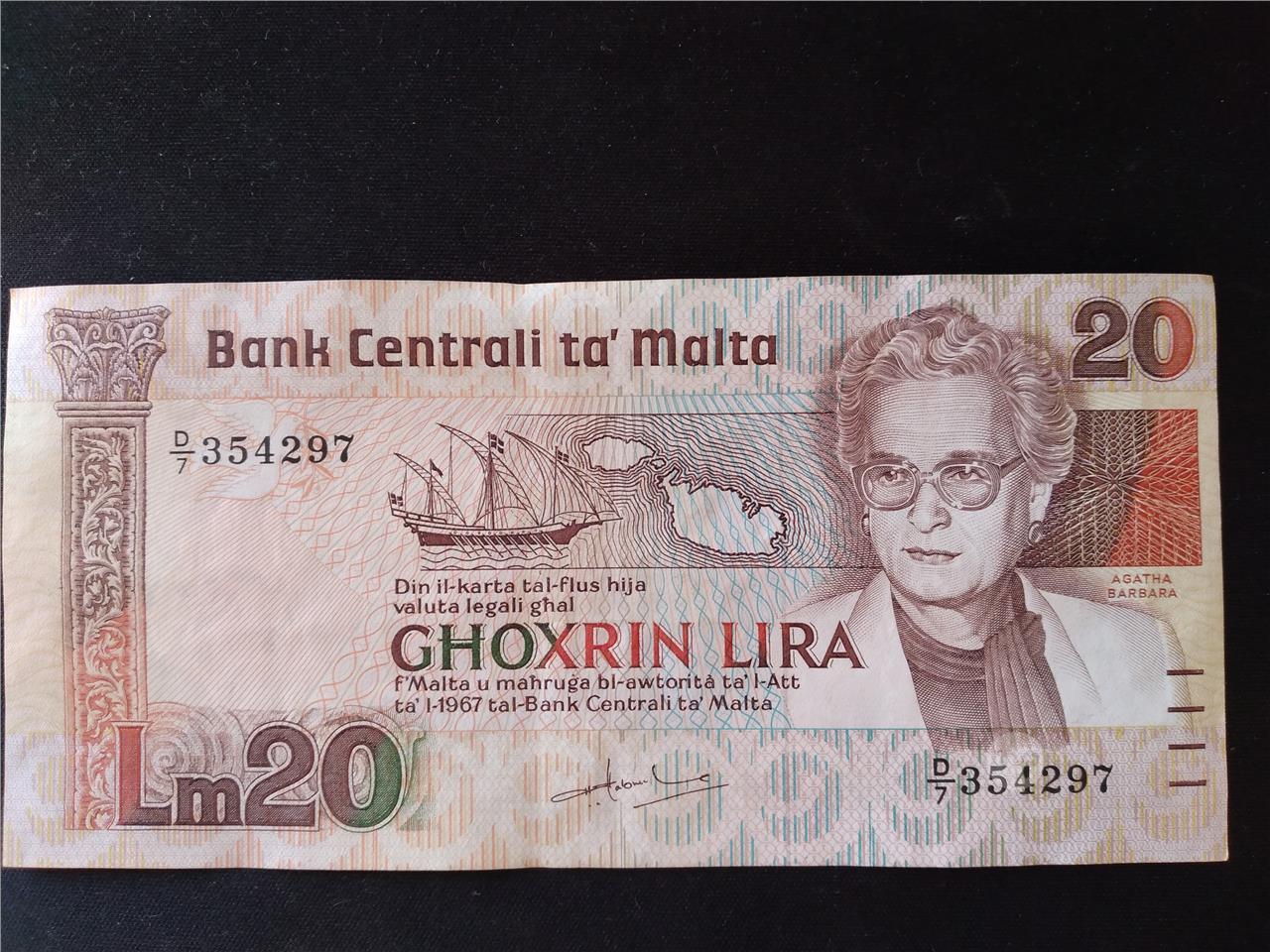 Malta - 20 Lira L.1967(1986)* Uncirculated * Condition! | Maltapark