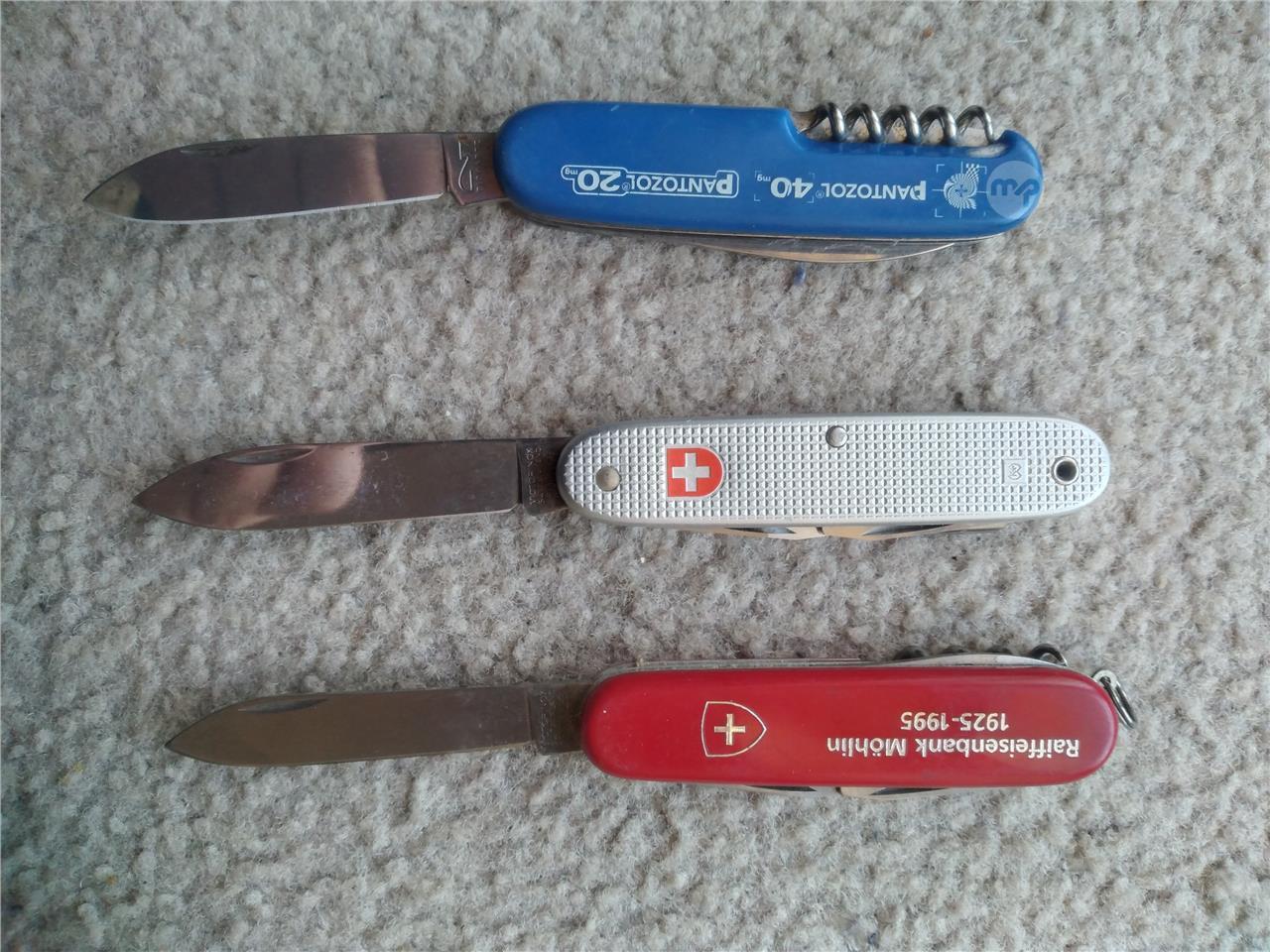 3 X Victorinox Swiss Army Knives Maltapark 7383