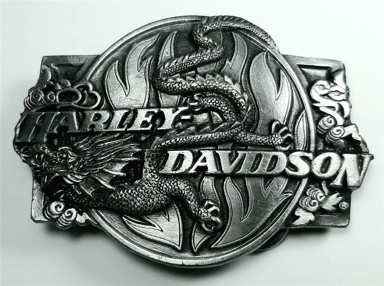 Harley Davidson Made in USA Silver Belt Buckle – Buckle My Belt