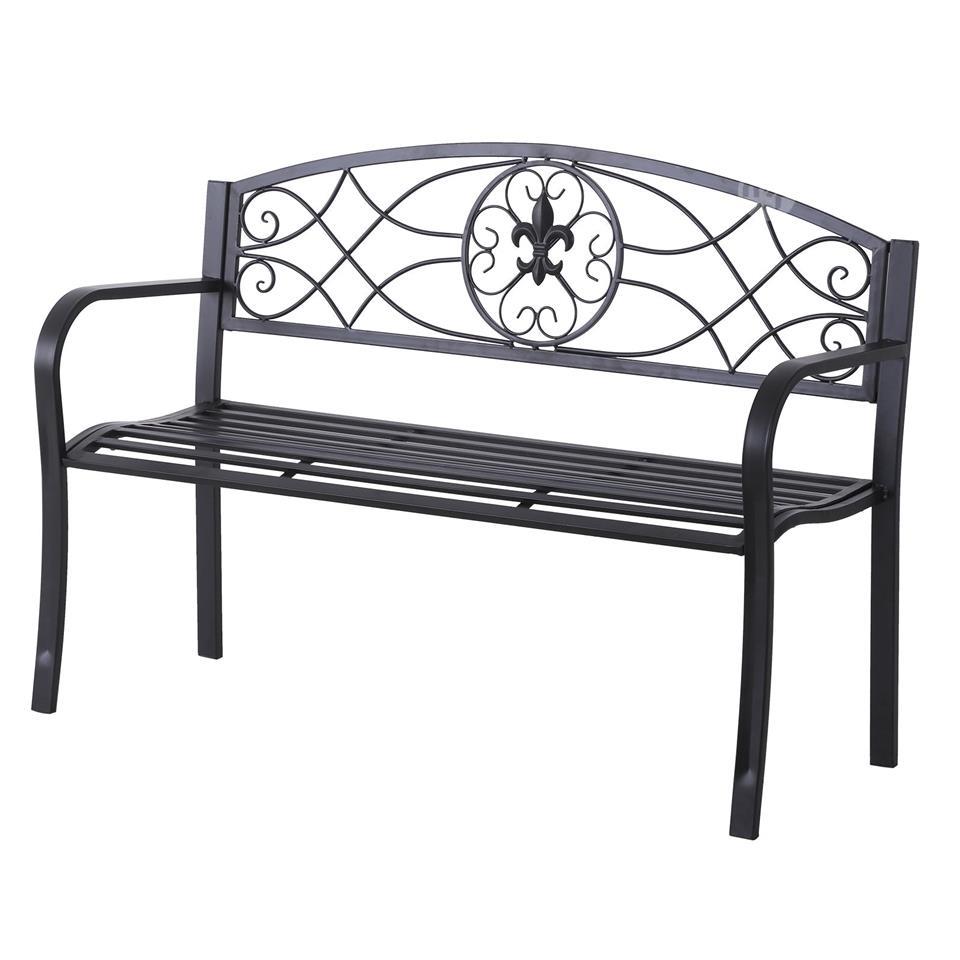 Black Wrought Iron Garden Borge Group 